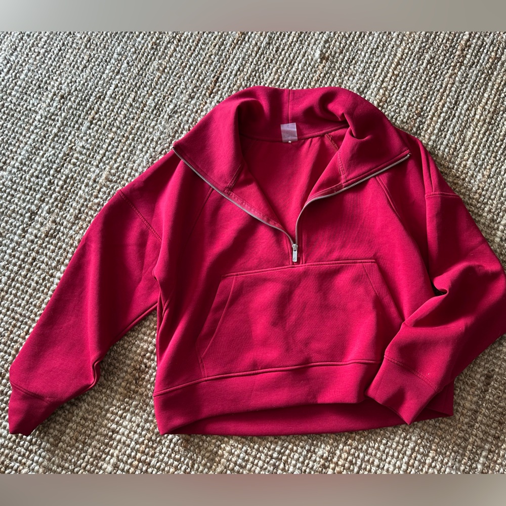 Calla Sweater in Berry Red